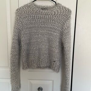 Forever 21 Fuzzy Gray Sweater